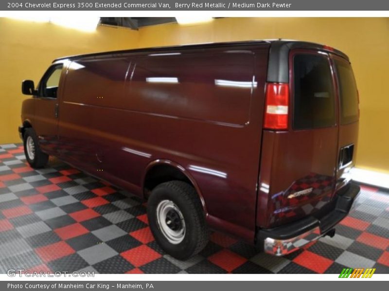 Berry Red Metallic / Medium Dark Pewter 2004 Chevrolet Express 3500 Extended Commercial Van