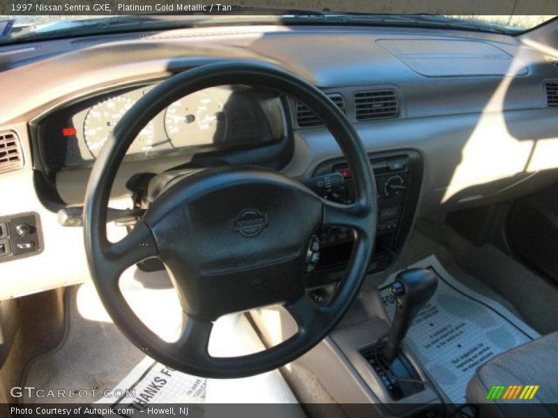 Platinum Gold Metallic / Tan 1997 Nissan Sentra GXE
