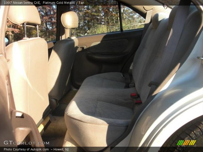 Platinum Gold Metallic / Tan 1997 Nissan Sentra GXE