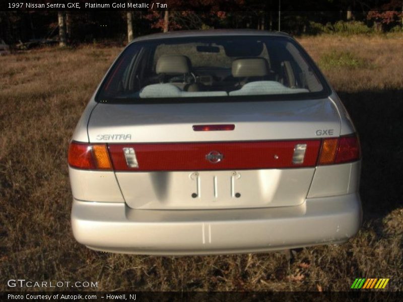 Platinum Gold Metallic / Tan 1997 Nissan Sentra GXE