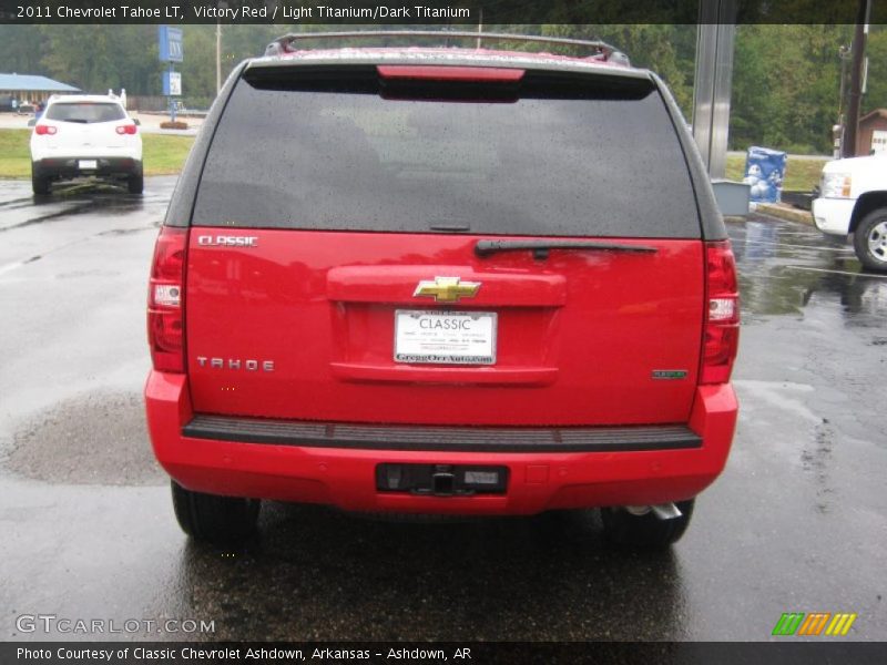 Victory Red / Light Titanium/Dark Titanium 2011 Chevrolet Tahoe LT