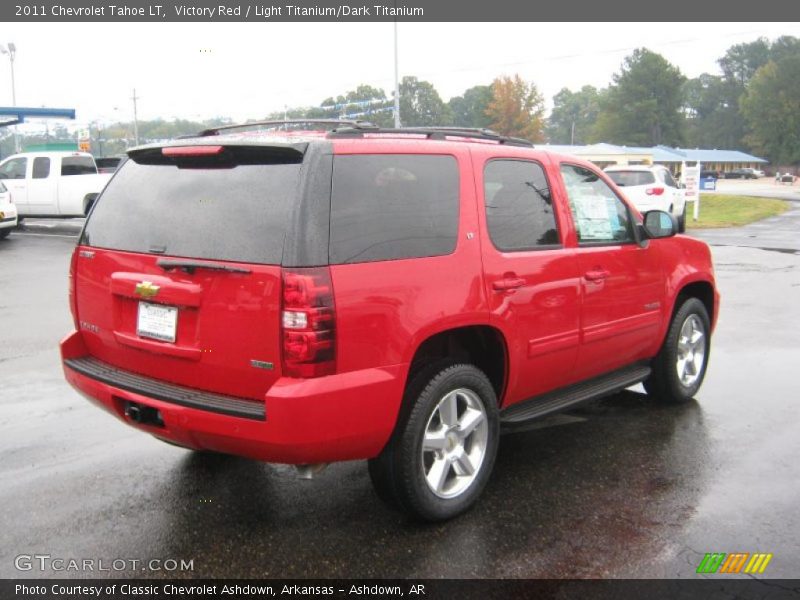 Victory Red / Light Titanium/Dark Titanium 2011 Chevrolet Tahoe LT