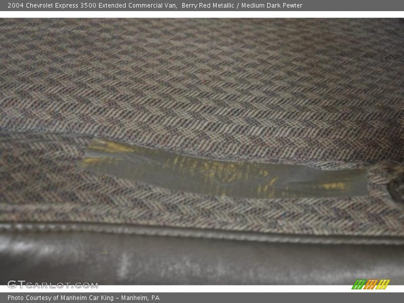 Berry Red Metallic / Medium Dark Pewter 2004 Chevrolet Express 3500 Extended Commercial Van