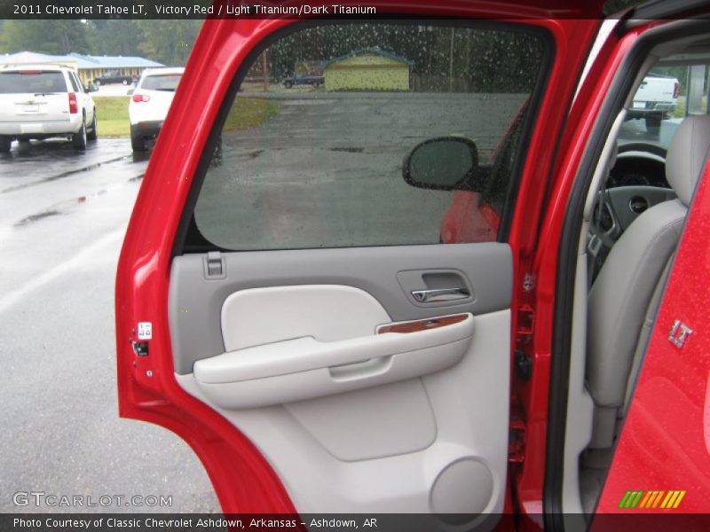 Victory Red / Light Titanium/Dark Titanium 2011 Chevrolet Tahoe LT