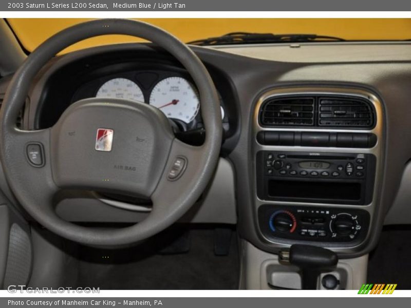 Medium Blue / Light Tan 2003 Saturn L Series L200 Sedan
