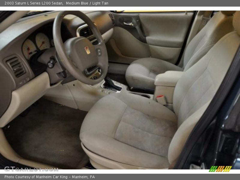 Medium Blue / Light Tan 2003 Saturn L Series L200 Sedan
