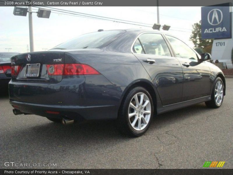 Carbon Gray Pearl / Quartz Gray 2008 Acura TSX Sedan