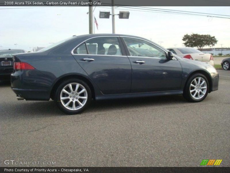 Carbon Gray Pearl / Quartz Gray 2008 Acura TSX Sedan