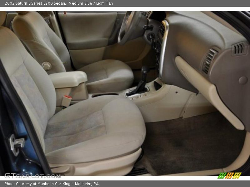 Medium Blue / Light Tan 2003 Saturn L Series L200 Sedan