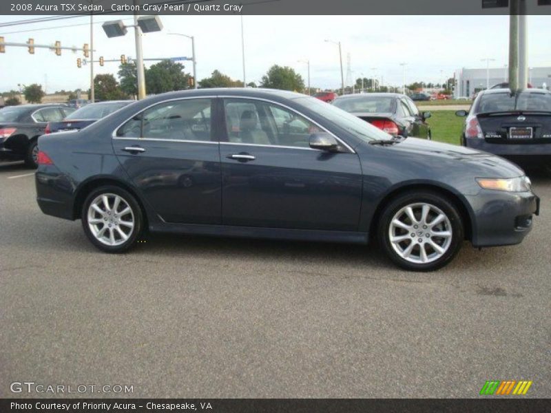 Carbon Gray Pearl / Quartz Gray 2008 Acura TSX Sedan