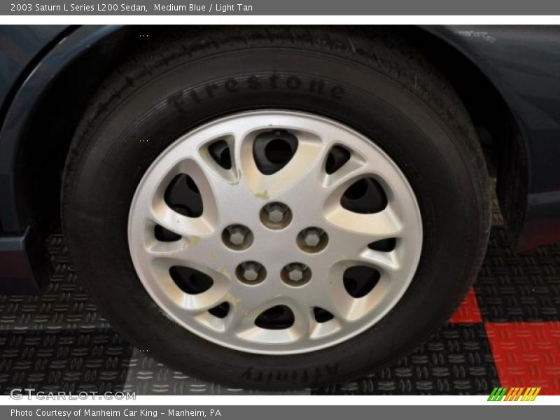 Medium Blue / Light Tan 2003 Saturn L Series L200 Sedan