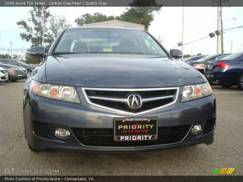 Carbon Gray Pearl / Quartz Gray 2008 Acura TSX Sedan