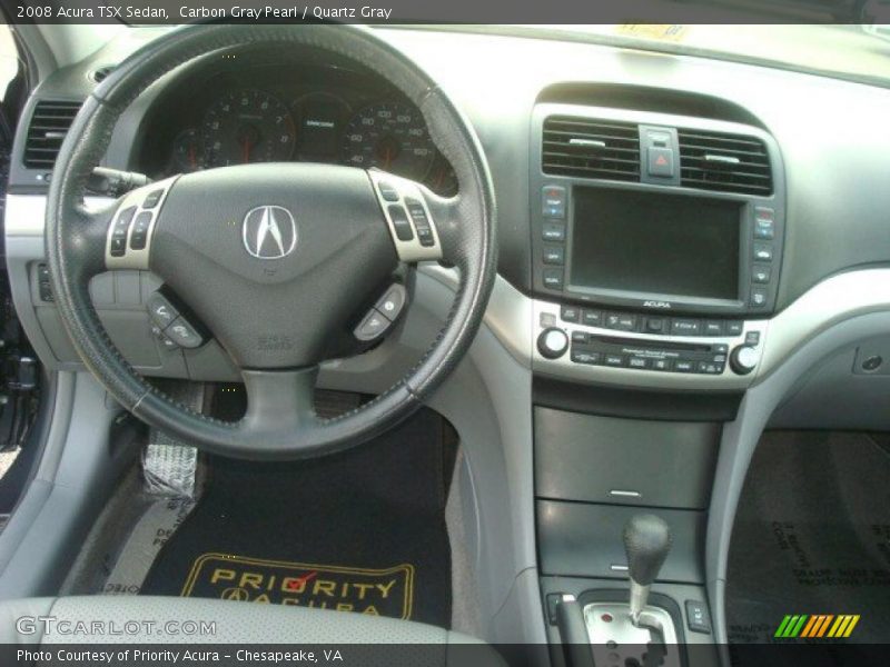 Carbon Gray Pearl / Quartz Gray 2008 Acura TSX Sedan