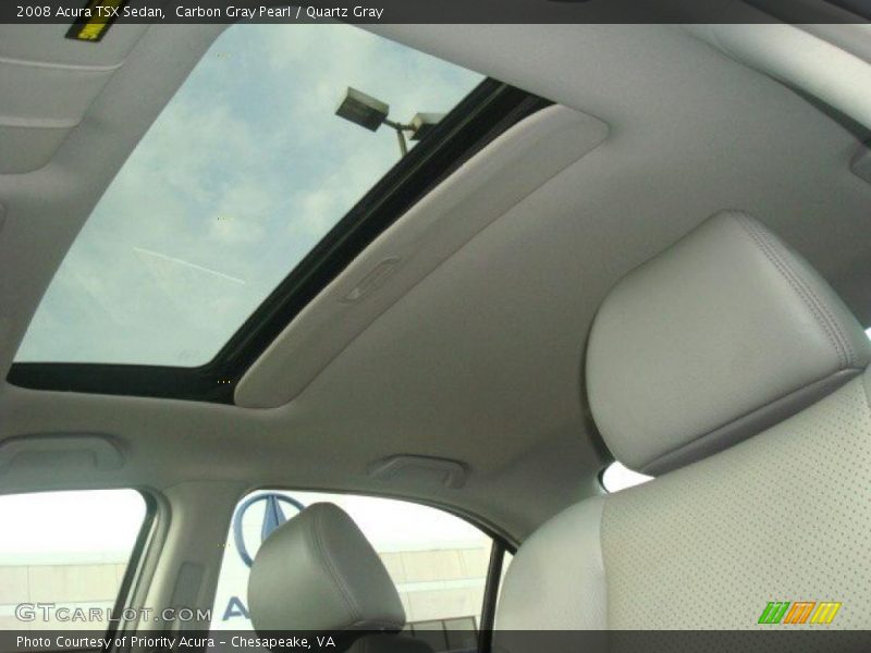 Carbon Gray Pearl / Quartz Gray 2008 Acura TSX Sedan