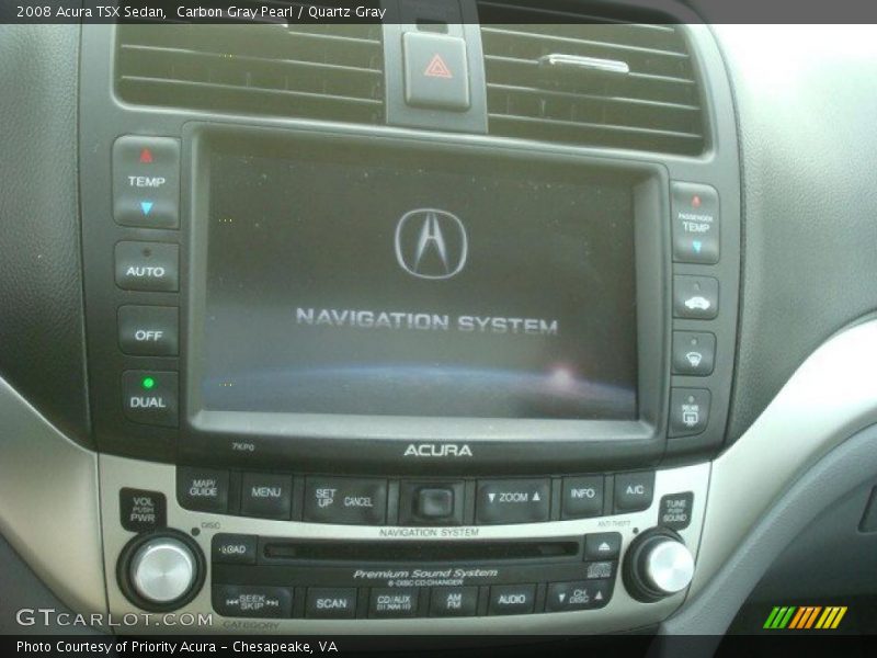 Carbon Gray Pearl / Quartz Gray 2008 Acura TSX Sedan