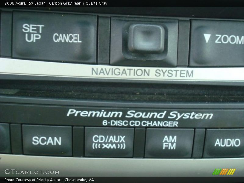 Carbon Gray Pearl / Quartz Gray 2008 Acura TSX Sedan