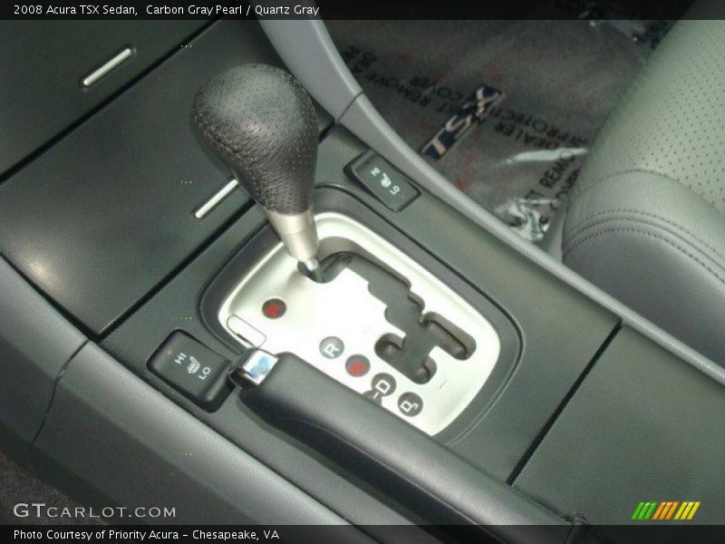 Carbon Gray Pearl / Quartz Gray 2008 Acura TSX Sedan