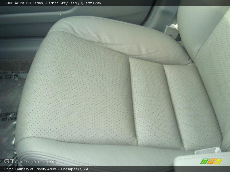 Carbon Gray Pearl / Quartz Gray 2008 Acura TSX Sedan