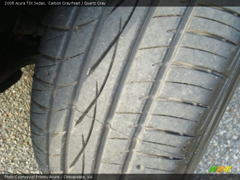 Carbon Gray Pearl / Quartz Gray 2008 Acura TSX Sedan