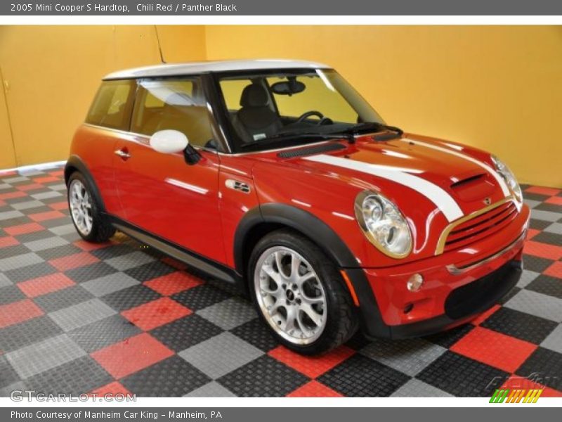 Chili Red / Panther Black 2005 Mini Cooper S Hardtop