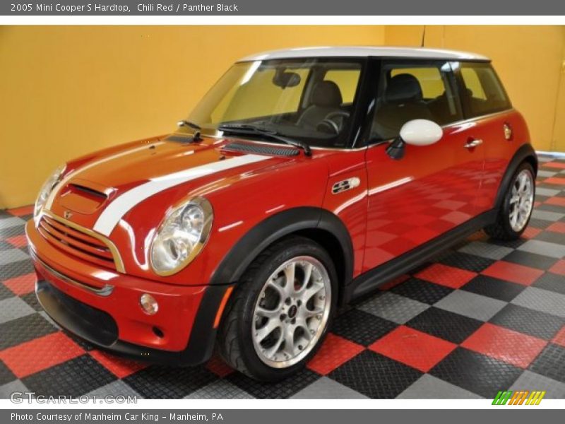Chili Red / Panther Black 2005 Mini Cooper S Hardtop