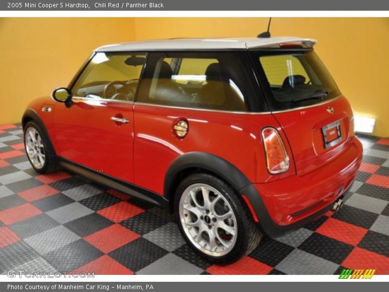 Chili Red / Panther Black 2005 Mini Cooper S Hardtop