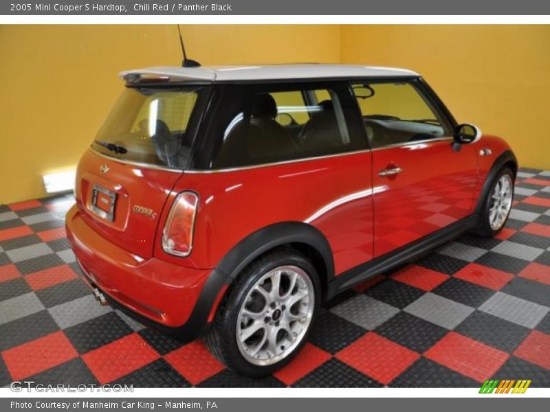 Chili Red / Panther Black 2005 Mini Cooper S Hardtop