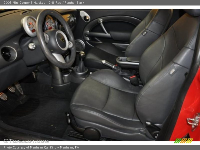 Chili Red / Panther Black 2005 Mini Cooper S Hardtop