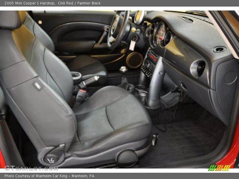 Chili Red / Panther Black 2005 Mini Cooper S Hardtop