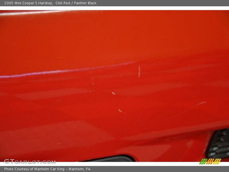 Chili Red / Panther Black 2005 Mini Cooper S Hardtop