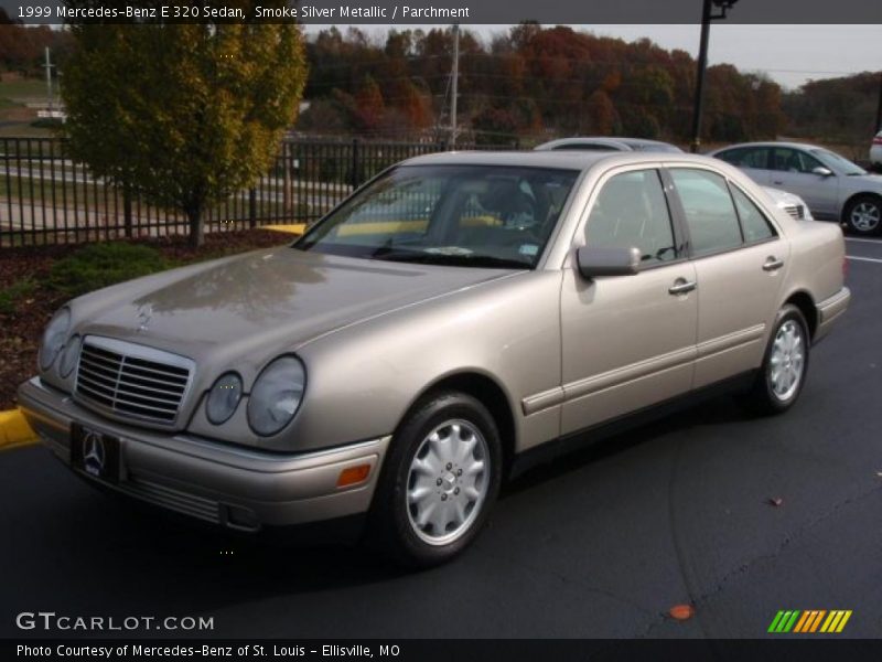 Smoke Silver Metallic / Parchment 1999 Mercedes-Benz E 320 Sedan