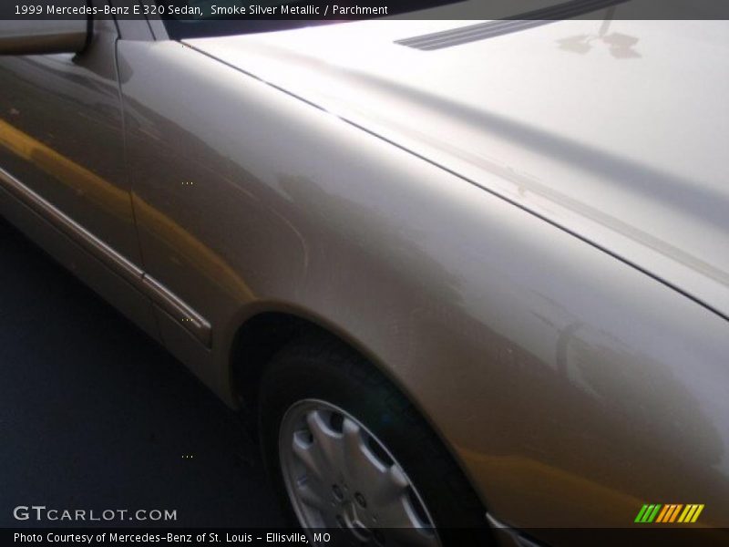 Smoke Silver Metallic / Parchment 1999 Mercedes-Benz E 320 Sedan