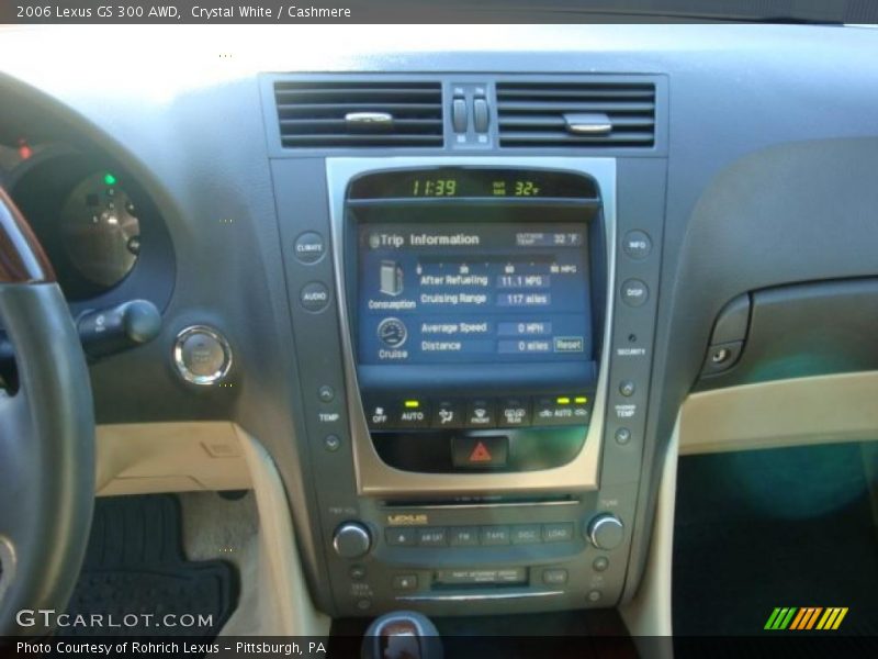 Crystal White / Cashmere 2006 Lexus GS 300 AWD