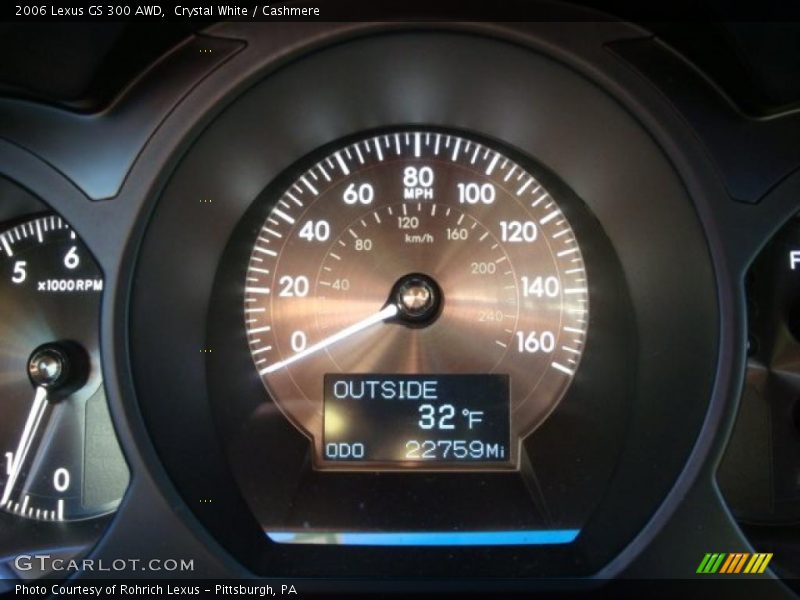 Crystal White / Cashmere 2006 Lexus GS 300 AWD