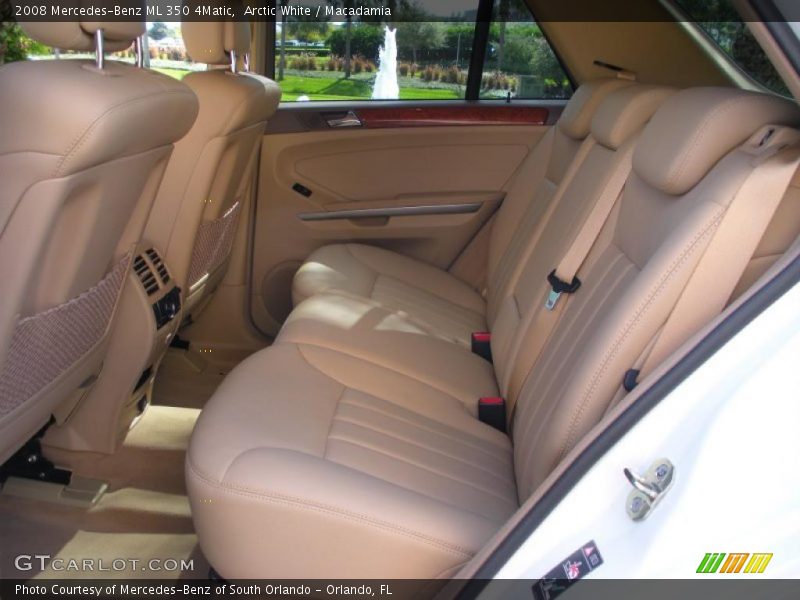Arctic White / Macadamia 2008 Mercedes-Benz ML 350 4Matic