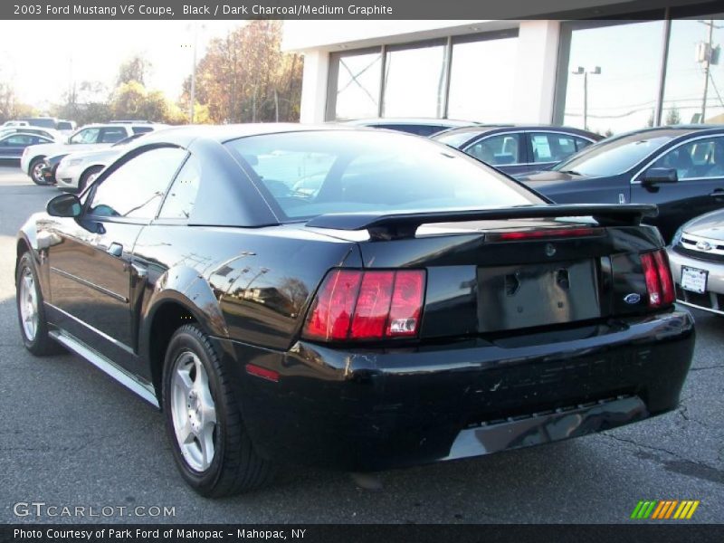 Black / Dark Charcoal/Medium Graphite 2003 Ford Mustang V6 Coupe