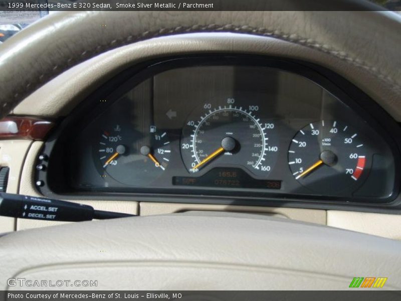 Smoke Silver Metallic / Parchment 1999 Mercedes-Benz E 320 Sedan