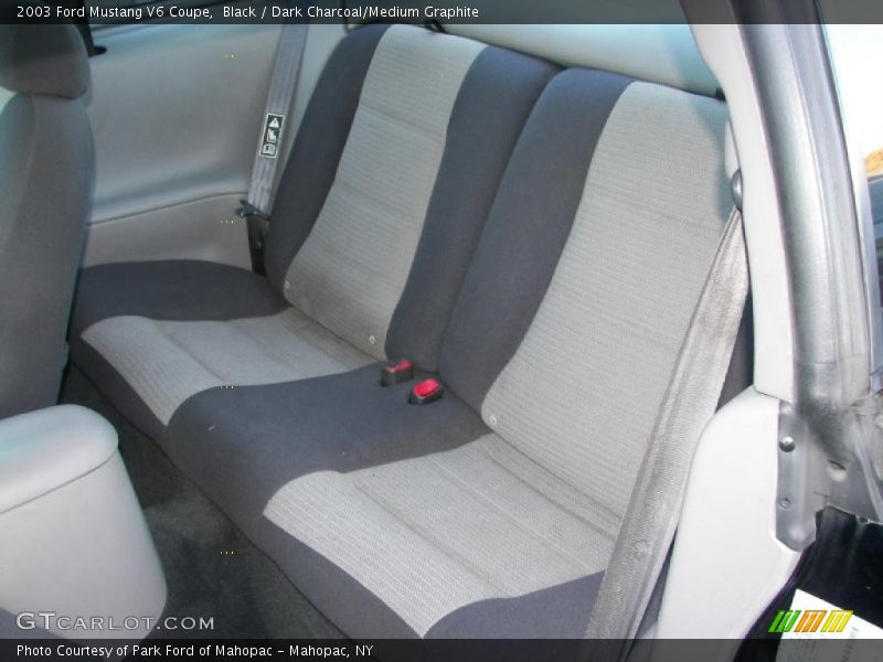 Black / Dark Charcoal/Medium Graphite 2003 Ford Mustang V6 Coupe