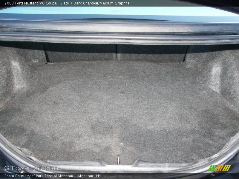 Black / Dark Charcoal/Medium Graphite 2003 Ford Mustang V6 Coupe