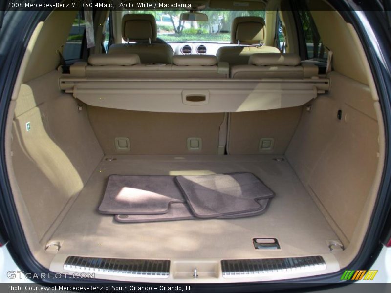 Arctic White / Macadamia 2008 Mercedes-Benz ML 350 4Matic