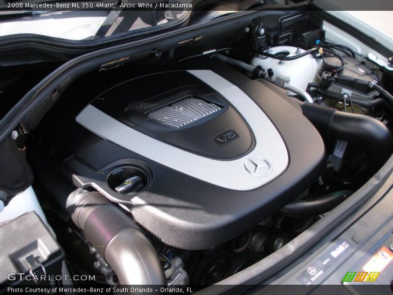 Arctic White / Macadamia 2008 Mercedes-Benz ML 350 4Matic