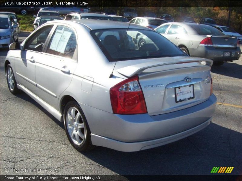Clear Silver / Gray 2006 Kia Spectra SX Sedan