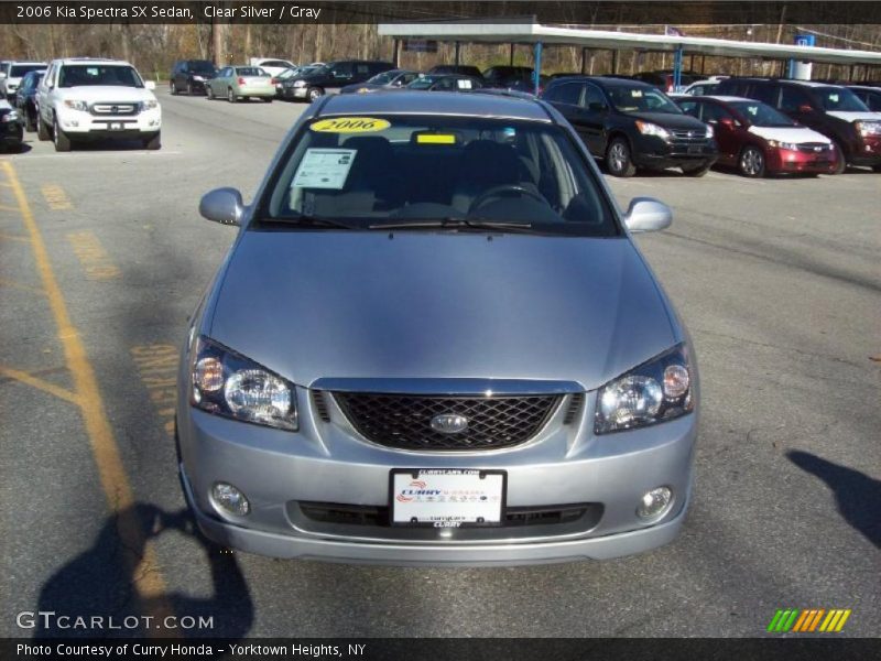 Clear Silver / Gray 2006 Kia Spectra SX Sedan