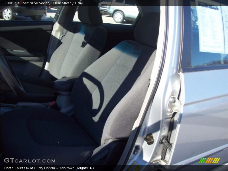 Clear Silver / Gray 2006 Kia Spectra SX Sedan