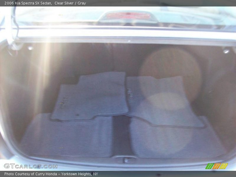 Clear Silver / Gray 2006 Kia Spectra SX Sedan