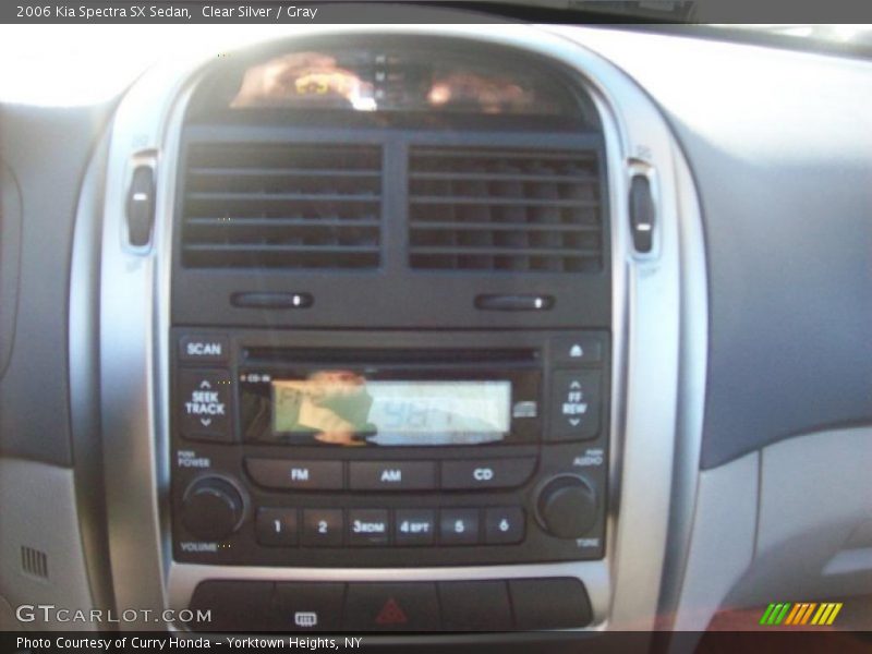 Clear Silver / Gray 2006 Kia Spectra SX Sedan
