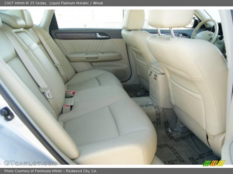 Liquid Platinum Metallic / Wheat 2007 Infiniti M 35 Sedan