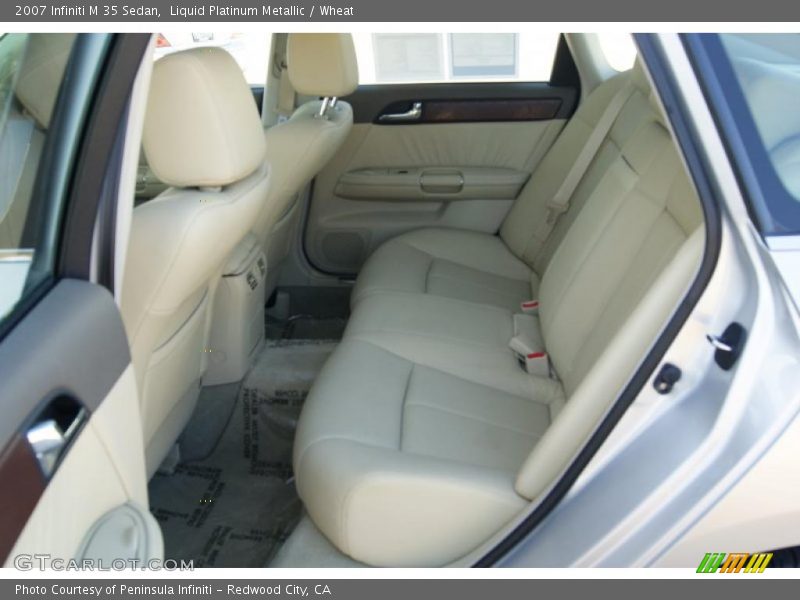 Liquid Platinum Metallic / Wheat 2007 Infiniti M 35 Sedan