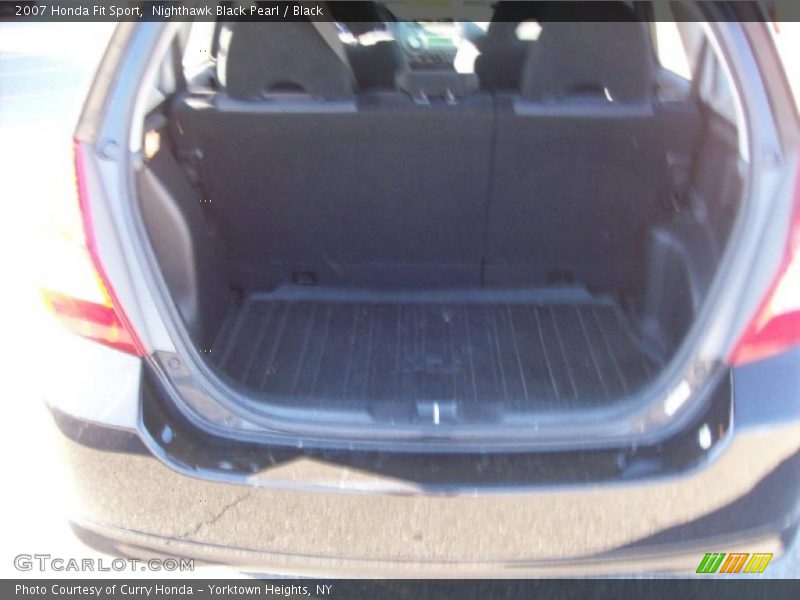 Nighthawk Black Pearl / Black 2007 Honda Fit Sport