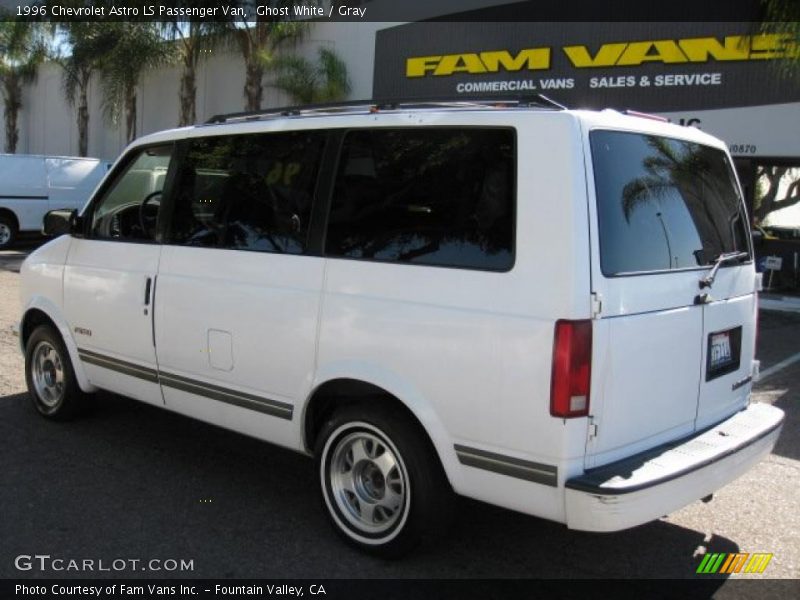 Ghost White / Gray 1996 Chevrolet Astro LS Passenger Van